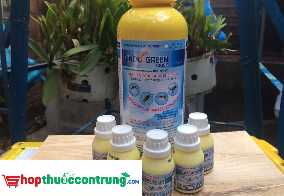 Fendo Green 100SC Thuốc diệt côn trùng (muỗi, gián, kiến, ruồi) nhập khẩu Bỉ.