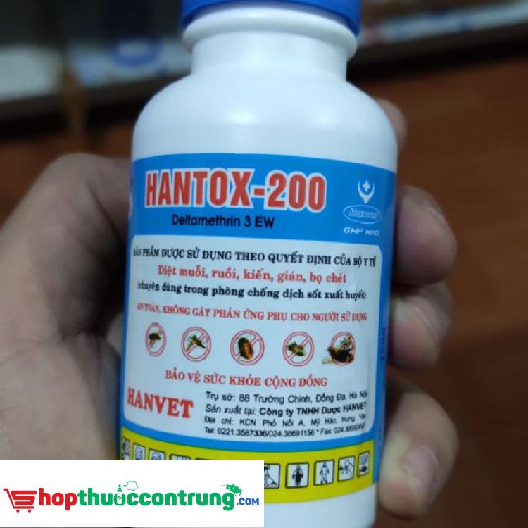 Thuốc diệt côn trùng Hantox-200 chai 100ml