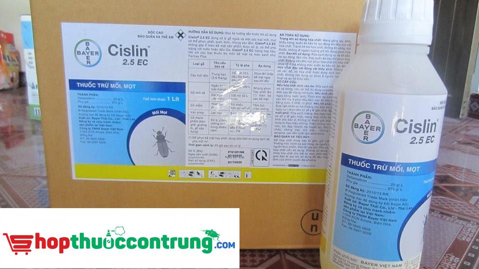 Cislin 2.5EC Thuốc diệt mối mọt sinh học an toàn và hiệu quả