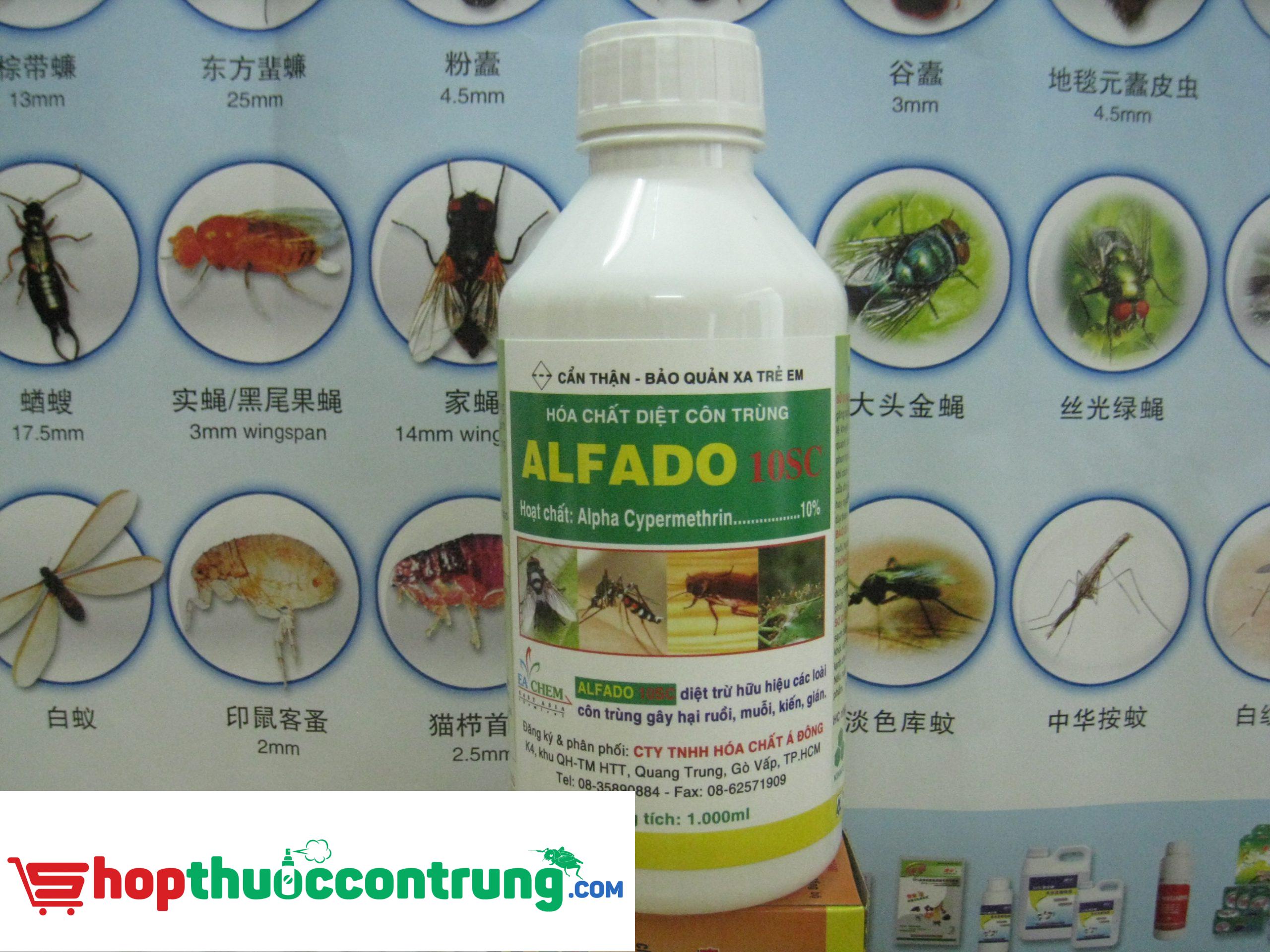 hóa chất diệt côn trùng Alfado 10SC 
