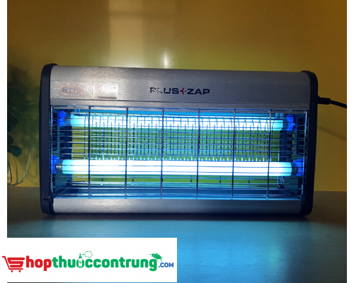 đèn diệt muỗi Pluszap ZE 122 khung nhôm dùng cho hàng hàng, quán ăn...